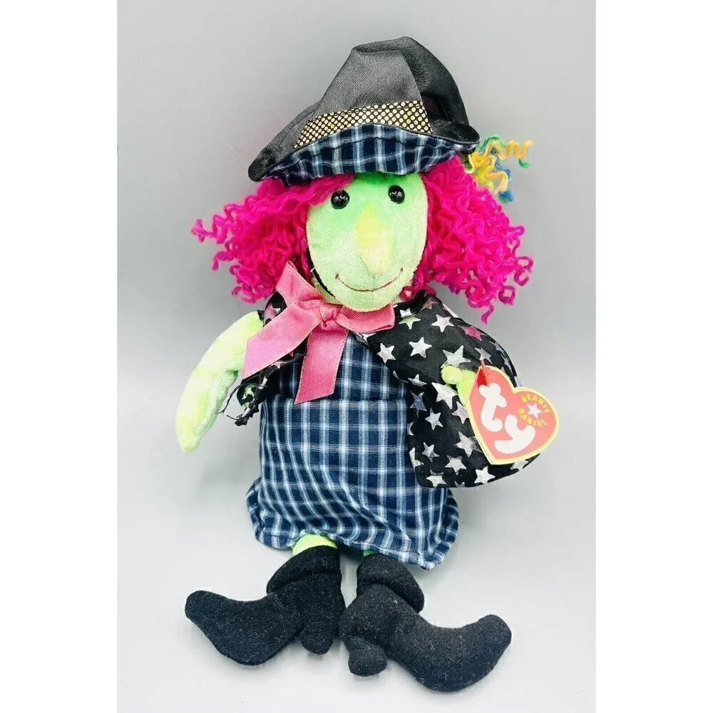 TY Beanie Babies “Scary” Witch Plush 11” retired DOB October 25, 2000 Halloween